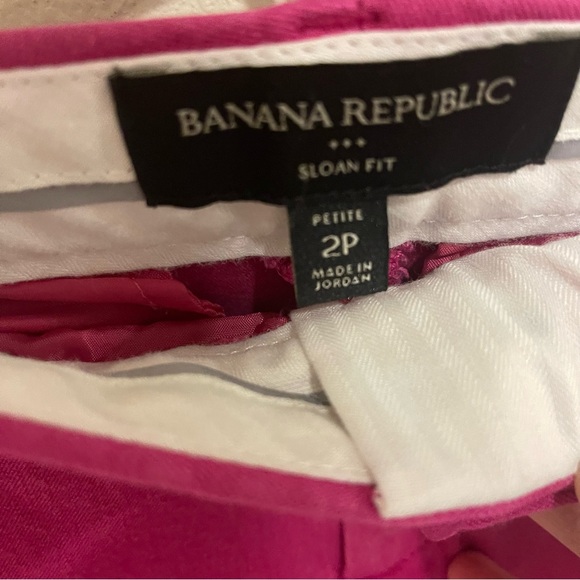 Banana Republic Sloan Fit Women’s Pants- 2P- Fuchsia Red - Picture 8 of 14